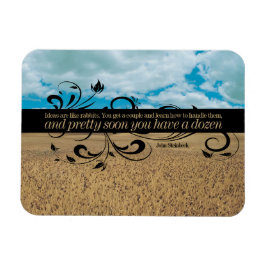 John Steinbeck Inspirerend Quote "Ideeën" Flexi Magneet