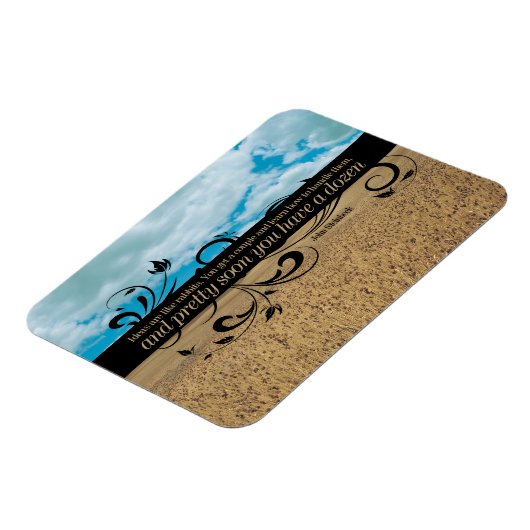 John Steinbeck Inspirerend Quote "Ideeën" Flexi Magneet (Linkerzijde)