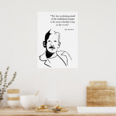 John Steinbeck Poster (Keuken)