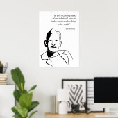 John Steinbeck Poster (Thuiskantoor)