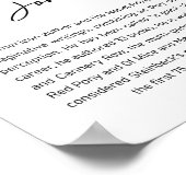 John Steinbeck Poster (Hoek)