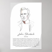 John Steinbeck Poster (Voorkant)