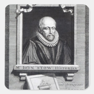 John Stow Vierkante Sticker