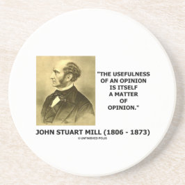 John Stuart kan nuttig zijn voor een opiniepeiling Zandsteen Onderzetter