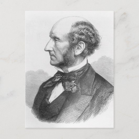 John Stuart Mill Briefkaart (Voorkant)
