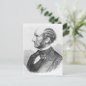 John Stuart Mill Briefkaart (Staand voorkant)