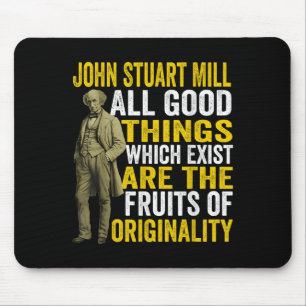 John Stuart Mill filosoof citeert filosofieleer Muismat