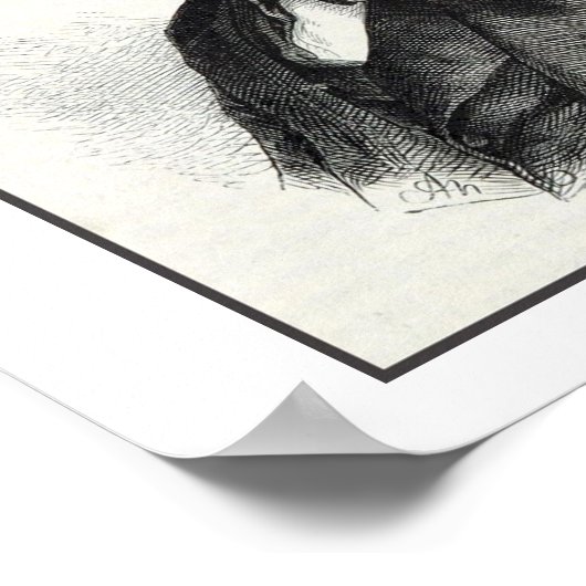 John Stuart Mill Portrait Poster (Hoek)