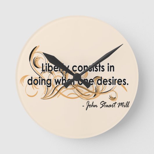John Stuart Mill Ronde Klok (Voorkant)
