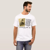John Stuart Mill Truth laat zich sneller voorstell T-shirt (Voorkant volledig)