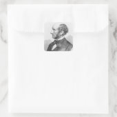 John Stuart Mill Vierkante Sticker (Tas)