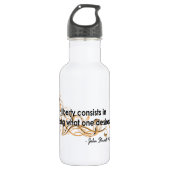 John Stuart Mill Waterfles (Voorkant)