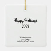 John Suess 2023 Kerst Ornament (Achterkant)