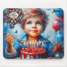 JOHN ~ Taart eten ~ Verjaardagsgroeten ~