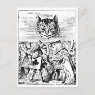 John Tenniel Cheshire Cat uit Alice in Wonderland Briefkaart
