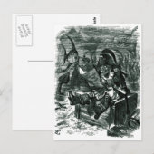 John Tenniel: Davy Jones Locker Briefkaart (Voorkant / Achterkant)