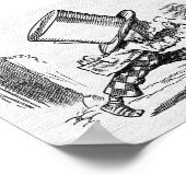 John Tenniel The Mad Hatter Alice in Wonderland Poster (Hoek)