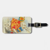 John Tenniel | Witte konijn Bagagelabel (Voorkant horizontaal)