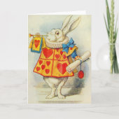 John Tenniel | Witte konijn Kaart (Voorkant)