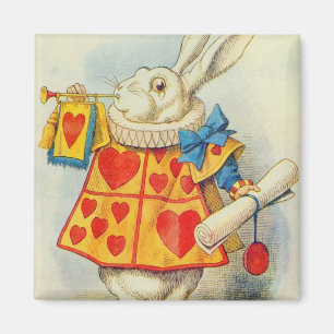 John Tenniel   Witte konijn Magneet