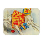 John Tenniel | Witte konijn Magneet (Horizontaal)