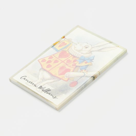 John Tenniel | Witte konijn Post-it® Notes (Schuin)