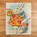 John Tenniel | Witte konijn Puzzel<br><div class="desc">Het witte konijn,  illustratie van "Alice in Wonderland" door Lewis Carroll | door John Tenniel | Art Location: Private Collectie | Engelse artiest | Collectie Afbeelding nummer: XCF264476</div>