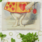 John Tenniel | Witte konijn Theedoek (Gevouwen)