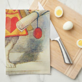 John Tenniel | Witte konijn Theedoek (Quarter Fold)