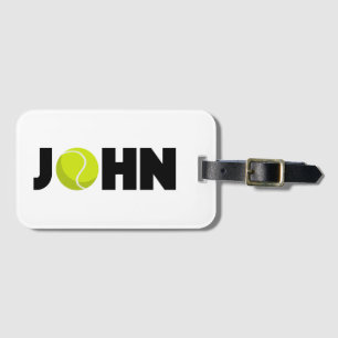 John Tennis Bagagelabel