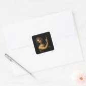 John the Baptist, 1513-16 Vierkante Sticker (Envelop)