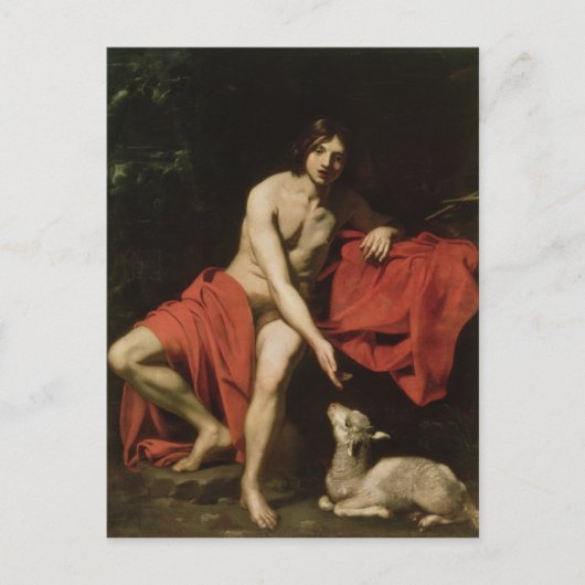 John the Baptist Briefkaart (Voorkant)