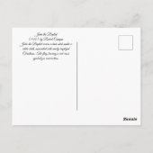 John the Baptist Briefkaart (Achterkant)