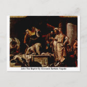 John The Baptist by Giovanni Battista Tiepolo Briefkaart (Voorkant)