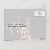 John The Baptist by Michelangelo da Caravaggio Briefkaart (Achterkant)