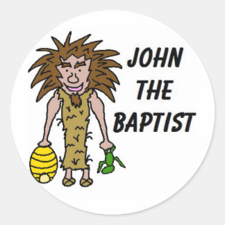 John The Baptist Clipart Ronde Sticker