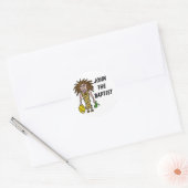 John The Baptist Clipart Ronde Sticker (Envelop)