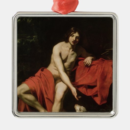John the Baptist Metalen Ornament (Voorkant)