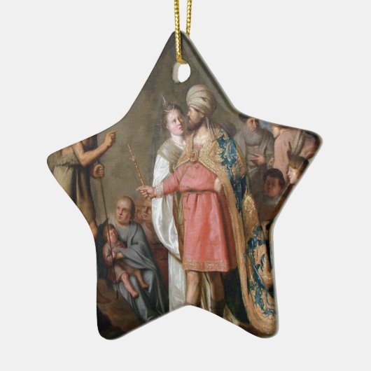 John the Baptist Preaching Keramisch Ornament (Links)