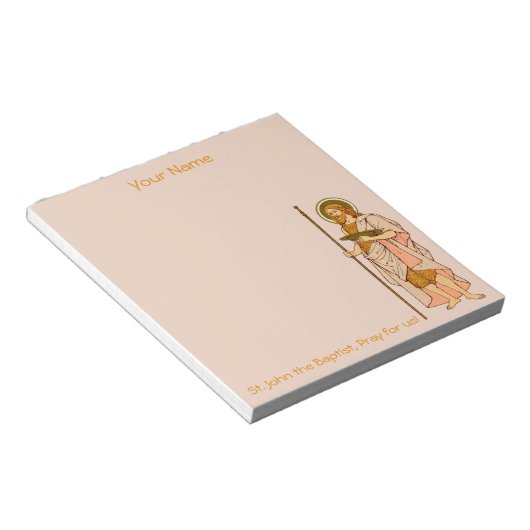 John the Baptist (RLS 06) 5,5"x6" Notitieblok (Schuin)