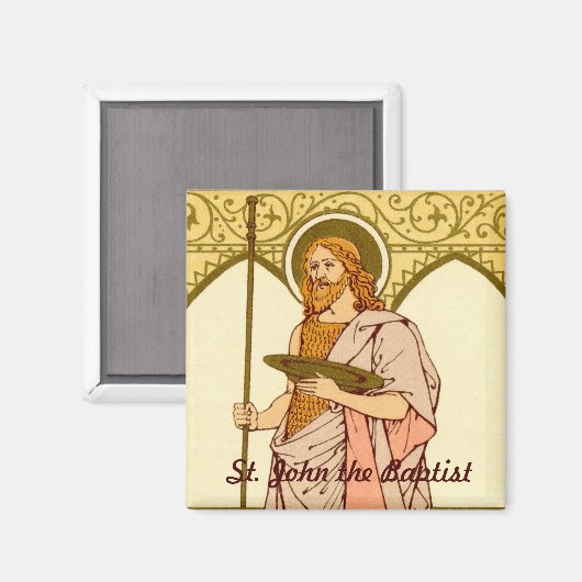 John the Baptist (RLS 06) Magneet (Voorkant / Achterkant)