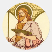 John the Baptist (RLS 06) Ronde Sticker (Voorkant)