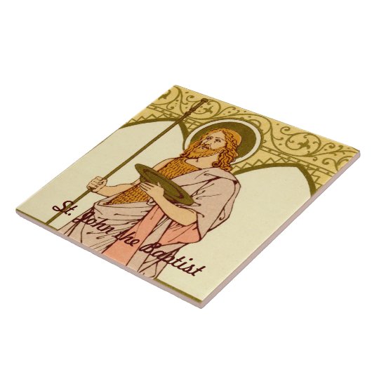 John the Baptist (RLS 06) Tegeltje (Zijkant)