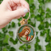 John the Evangelist (JMAS 06) Round Metal Sleutelhanger (Hand)