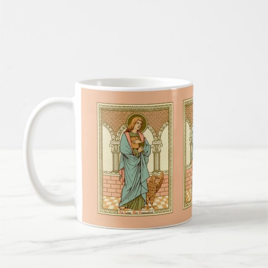 John the Evangelist (RLS 07) Coffee Mok 3 (Links)