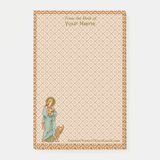 John the Evangelist (RLS 07, Style 2) 4"x6" Post-it® Notes (Voorkant)