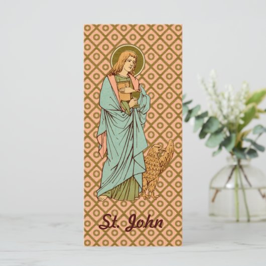 John the Evangelist (RLS 07) Wenskaart (Staand voorkant)