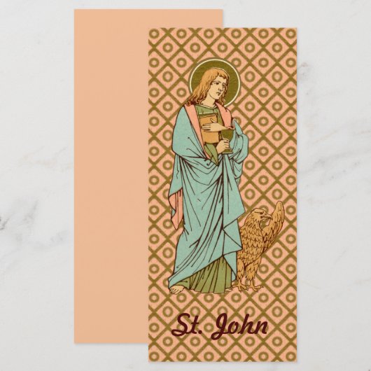 John the Evangelist (RLS 07) Wenskaart (Voorkant / Achterkant)