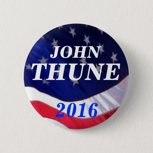 John Thune 2016 Ronde Button 5,7 Cm (Voorkant)