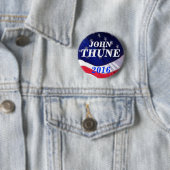 John Thune 2016 Ronde Button 5,7 Cm (In situ)